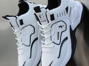 spring and autumn men's high top shoes, breathable mesh sports casual shoes